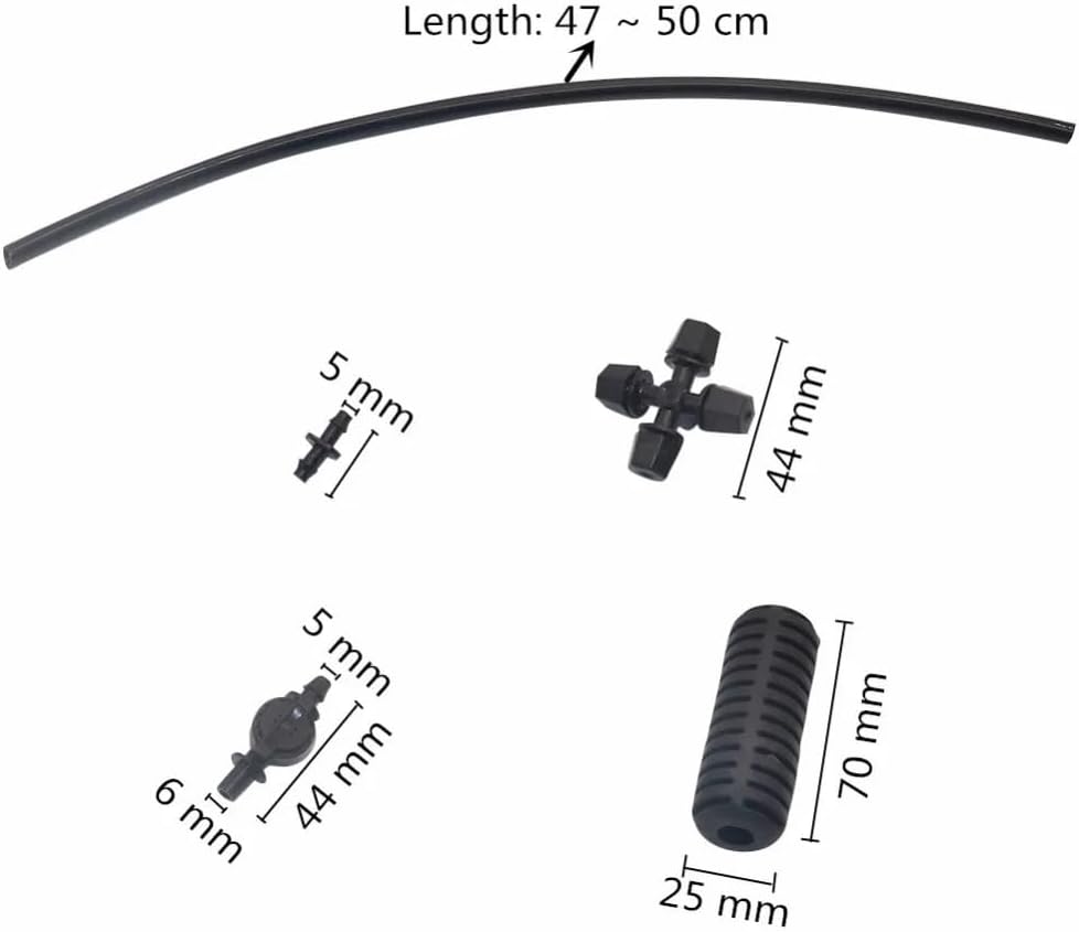 10 Sets Cross Fogger Misting sprayer Kits Greenhouse Irrigation 1/4" hose Accessories Dust nozzle water mist fog nozzle