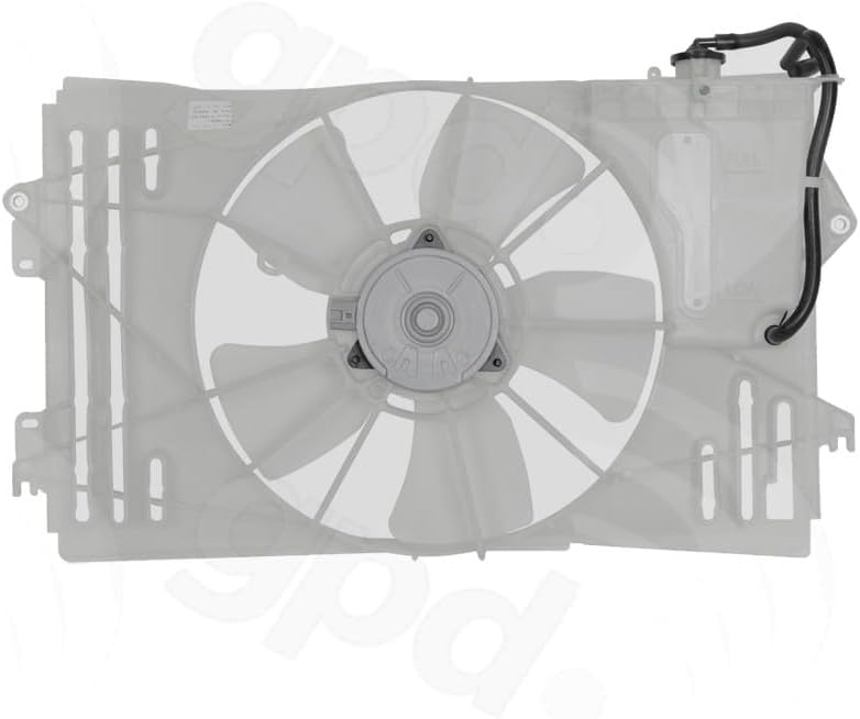 Replacement Engine Cooling Fan Assembly for 2003-2008 Pontiac, Toyota Corolla, Matrix, Vibe (L4 1.8L)