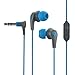 JLab Audio JBudsPRO Premium in-ear Earbuds with Mic, Guaranteed Fit, GUARANTEED FOR LIFE - Blue