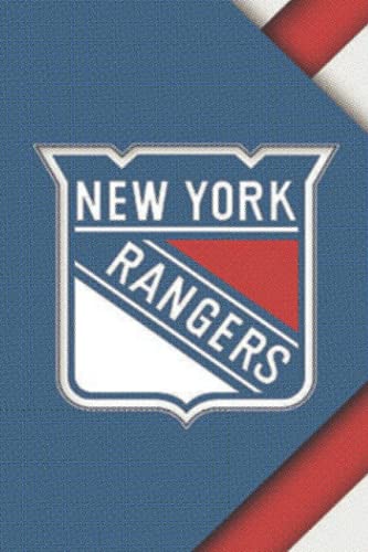 New York Rangers Notebook: Cute College Wide Ruled Journal Notebook for School Students, Teen Boys and Girls, Kids, Women for Creative Writing ... (New York Rangers Composition Notebooks)