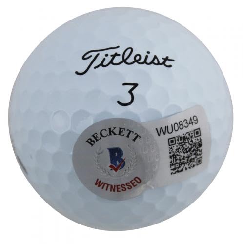 John Daly Signed Titleist Golf Ball Autographed BAS Witnessed - Autographed Golf Balls