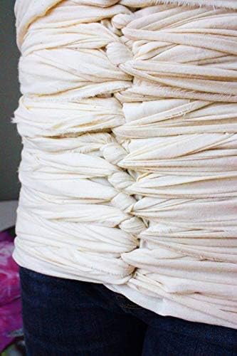 Serged Bengkung Belly Binding wrap, Waist Trainer, Belly Binding Cloth for Postpartum Recovery and Stomach Flattening, Belly Waist Pelvis Belt (9 inches Wide*15 Yards) Postpartum Belly Support Cloth