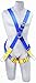 3M Protecta First AB17611, 5-Point Cross Over Harness, With Front/Back/Side D-Rings, Medium, 310 Pound, Color Blue/Yellow