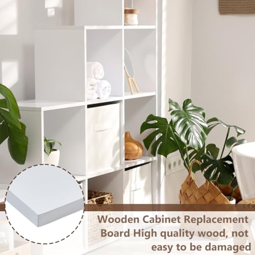 DICOSMETIC 2 Stück Ersatzregale Aus Kiefernholz Rechteckiges Wandregalbrett 3x13.5 Zoll Holzregale Für Wohnzimmer Badezimmer Küche Wandmontiertes Schrankregal