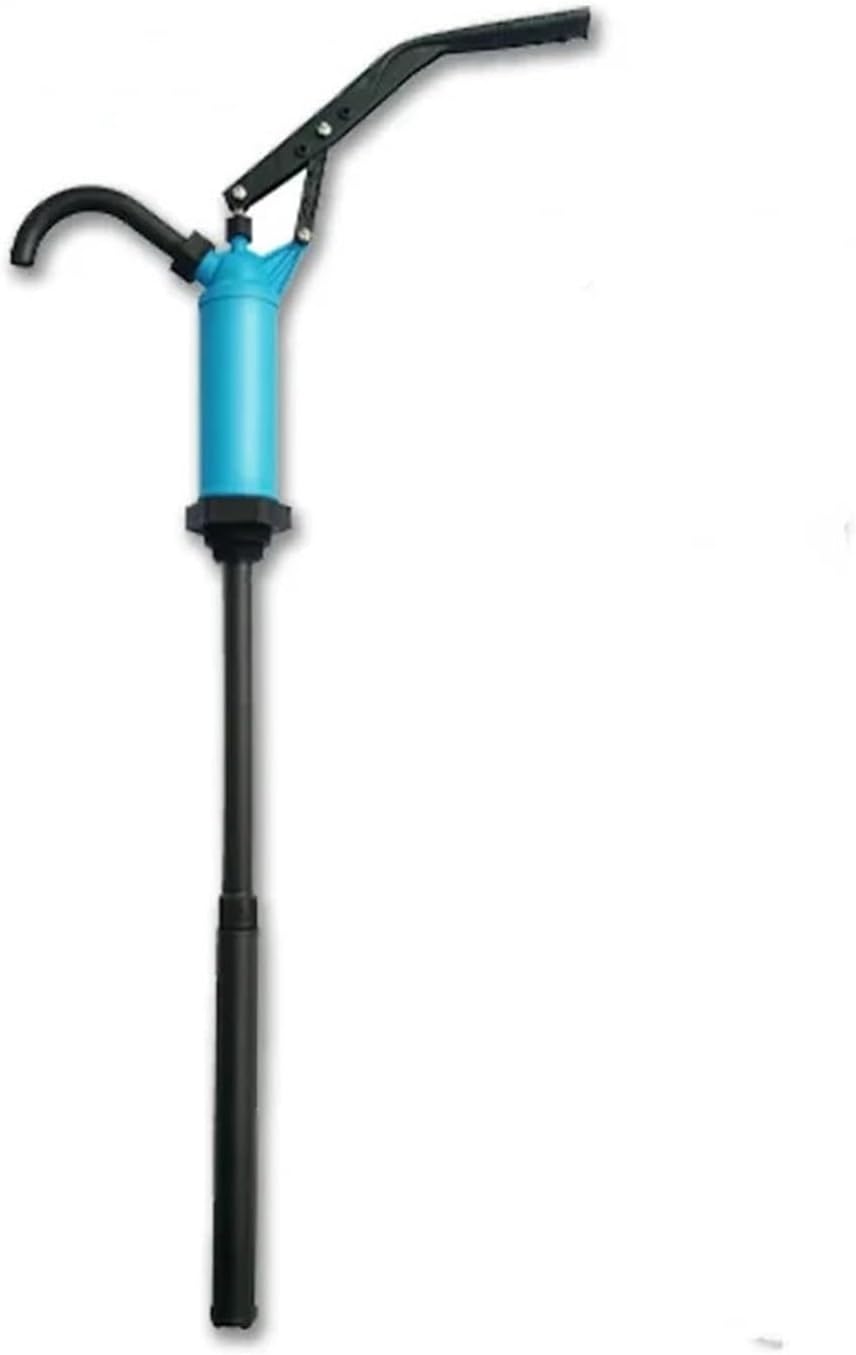 Drum Pump, PP Plastic Hand Pressure Drum Pump Portable Manual Oil Barrel For Liquid Transfer,Barrel Pump