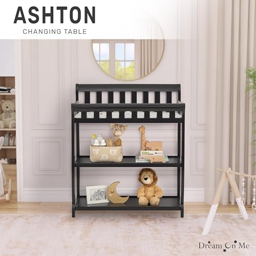 Image of Dream On Me Ashton Changing Table, Black , 34x20x40 Inch (Pack of 1)
