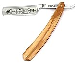 Marke: Thiers Issard Thiers-Issard Sabatier Rasiermesser aus Frankreich - 5/8\' - C135 Carbonstahl - Griff Olivenholz - Klingenbeschriftung \'Evidé Sonnant\' - 1/1 Voll-Hohlschliff