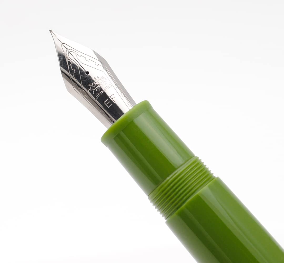 JINHAO X159 Füllfederhalter Mit EF-Feder (0,38 Mm) In Avocadogrün & Silbernem Clip - Inkl. Tintenkonverter