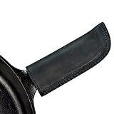 Hide & Drink, Leather Hot Handle Panhandle Potholder Double Layered Double Stitched Cookware Slides