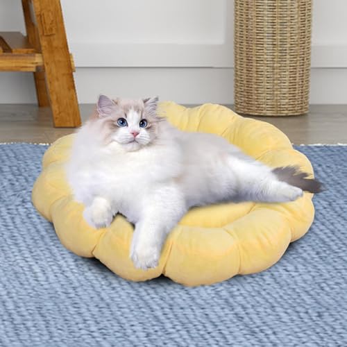 Lit de nidification doux jaune pour petits animaux de compagnie