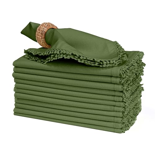 Servilletas de Tela de Algodón 18x18 Pack 12 miniatura 1