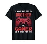 Funny Gamer Vintage Video Games For Boys Brother Son T-Shirt