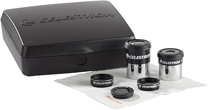 Celestron 94306 PowerSeeker Accessory Kit Telescope (Black)
