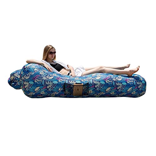 インフレータブルソファ ブルー