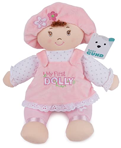Gund Baby My First Dolly, Plush Doll For Babies And Toddlers, Pink/White, 13” #TOP6