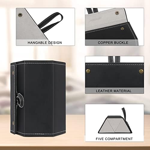 Unaone Sunglasses Organizer Case With Multi Slot Compartments Travel Glasses Case Storage Portable Sunglasses Storage Case Bag For Glasses Hanging Organizer Storage Box For Women Men