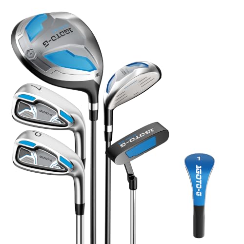 1GoTo-G 6-Piece Golf Club Set, Men & Women, Blue