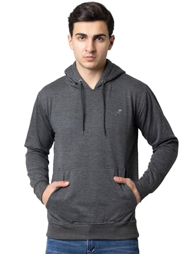 Image of EKOM Hoodies Sweatshirt for Men | Fleece Mens Hooded Sweatshirt | Casual, Lightweight, Fashionable, Trendy, Solid Men's Winter Hoodie