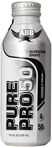 American Body Building Pure Pro 50, Cookies & Cream, 14.5-Ounce Bottles (Pack of 12) American Body Building Pure Pro 50, Cookies & Cream, 14.5-Ounce Bottles (Pack of 12)