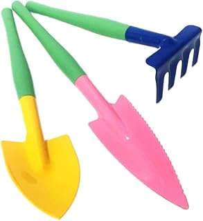 LIOOBO Indoor Planting Pot Tools 3-piece Garden Tool Set for Succulents Bonsai Small Plants Lightweight Compact
