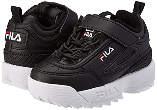 FILA Disruptor E Infants baskets mixtes enfant blanches en simili cuir