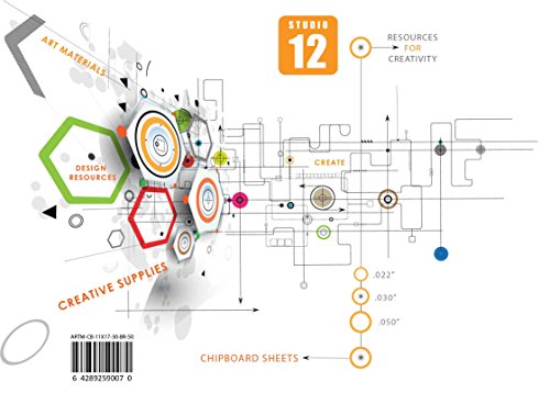 Studio 12 Chipboard Sheets. Kraft Brown. Medium. Great for Model Building, Scrap-Booking, Creative Projects and Protecting Valuable Photos and documents. (11