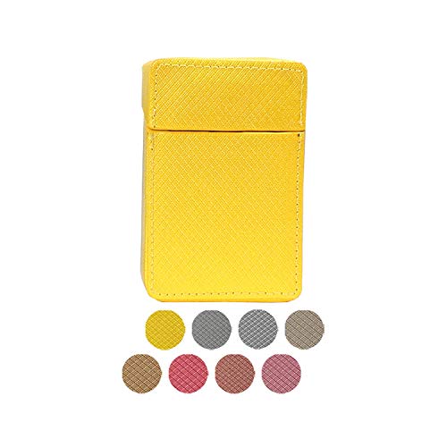 Legalize - Estuche para Cajetillas de Cigarrillos - Textura Metalizada (Amarillo - Metalizado)