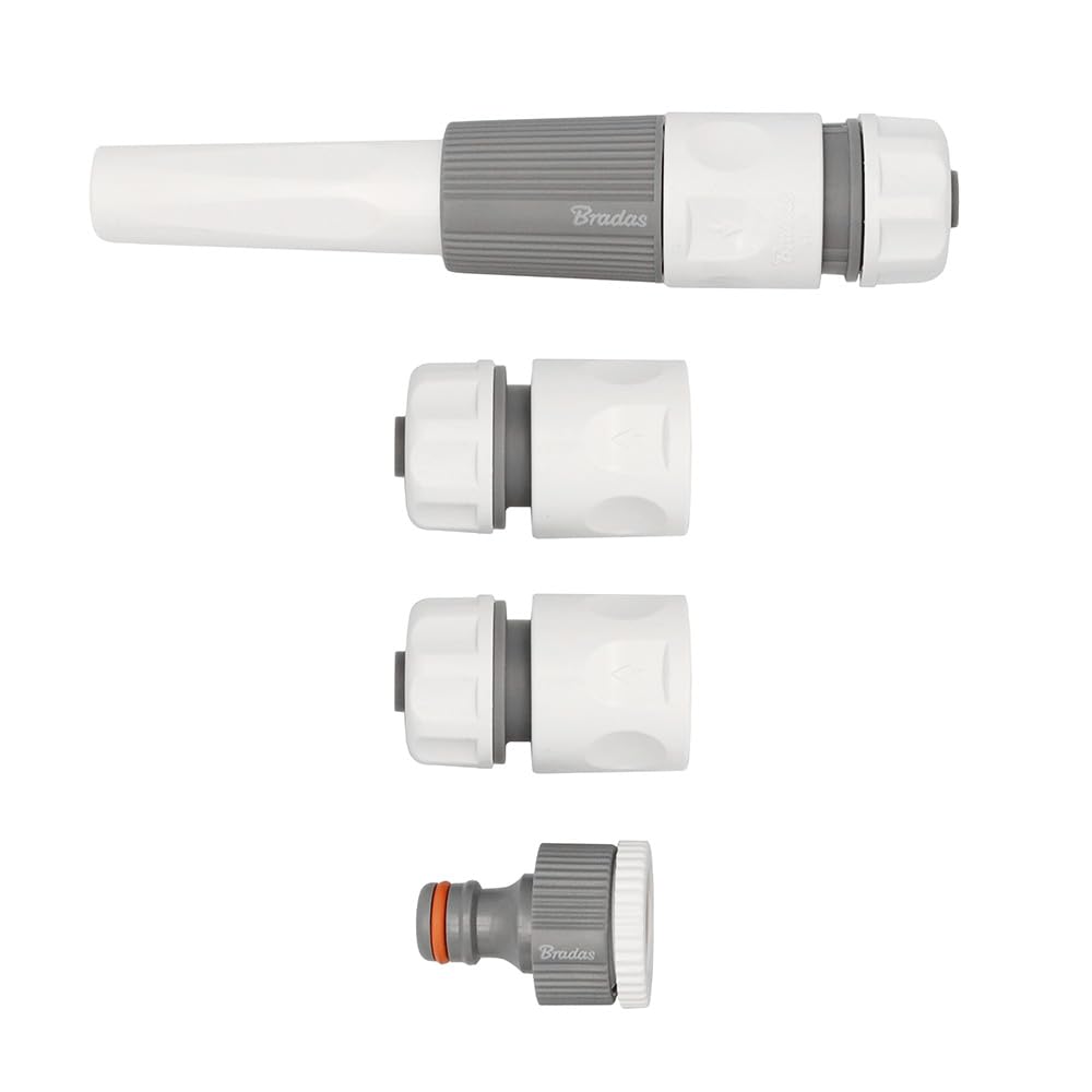 Bradas White Line - Adattatore Per Attrezzi Da Giardino Con Filettatura Interna 1/2", In PVC, Per Irrigatori E Pistole