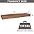 koretech Fireplace Mantel 72"/60"/48" Solid Rustic Wood Floating Farmhouse Shelf Handcrafted Wall Mounted, with Invisible Heavy Duty Metal Bracket (Light Brown, 60'' Long)