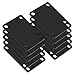 Kalastussaari Skateboard Riser Shock Pads Rubber Soft 3MM Longboard Rise Pads for Longboards Scooters Cruisers Black 10PCS Skateboard Riser Shock Pads