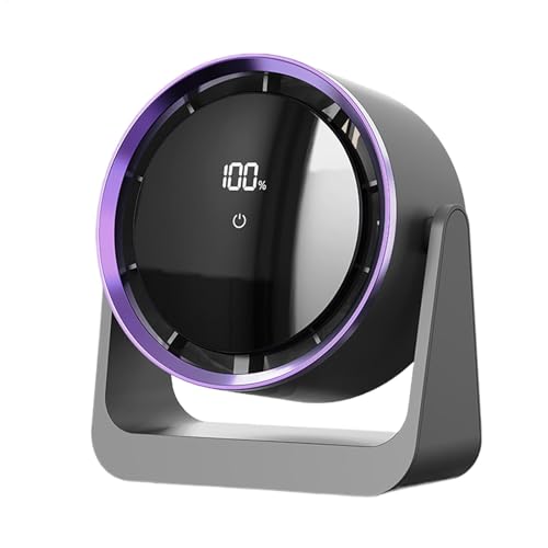 Ventilador de escritorio, silencioso, recargable por USB, potente refrigeración personal con velocidades ajustables, ventilador de pared de 17,6 x 8,6 x 19,1 cm, para dormitorio, oficina, viajes