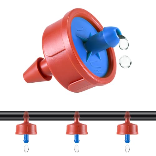 NRWRTY 50pcs 0.5 GPH Pressure Compensating Drippers for Drip Irrigation