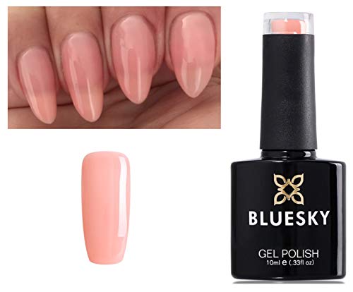 Bluesky Gel Nail Polish, Pastel Red - A119, Red, Long Lasting, Chip Resistant, 5ml (Requires Drying Under UV LED Lamp)