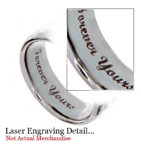 *Laser Engraving Service* 8mm Celtic Design Cross Tungsten Gold Plated Comfort-fit Wedding Band Ring (Size 5 to 15)4