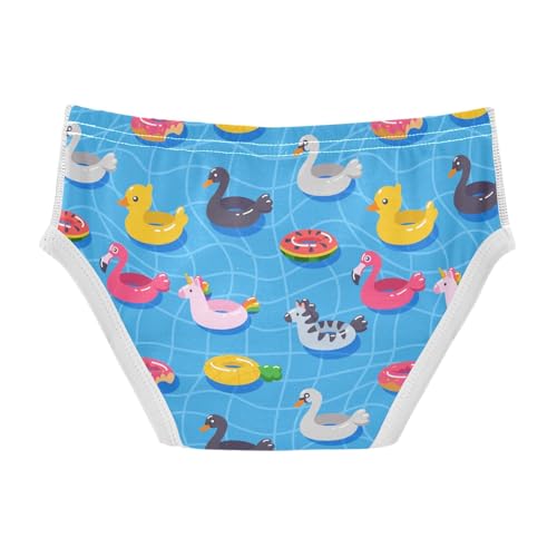 visesunny Boys Cotton Underwear Summer Swimming Pool Float Printed Toddler Soft Training Briefs Size 2T-8Y for Kids2
