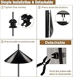 Garbuildman Squirrel Dome for Bird Feeder Poles – Premium PP Material Chew-Proof, External Pole-Mounted Bird Box Protector for Outdoor Shepherd’s Hook | 482mm Diameter (19") - Image 8