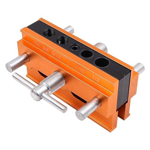 Tiardey Pocket Hole Jig Dowel Jig Clamping Range 10-60mm Drill Guide with 6 Bushings for Woodworking, As, AS - Image 2
