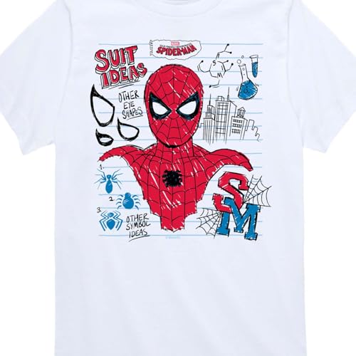 Marvel Your Friendly Neighborhood Spider-Man - Scribble - Toddler and Youth Short Sleeve Graphic T-Shirt3