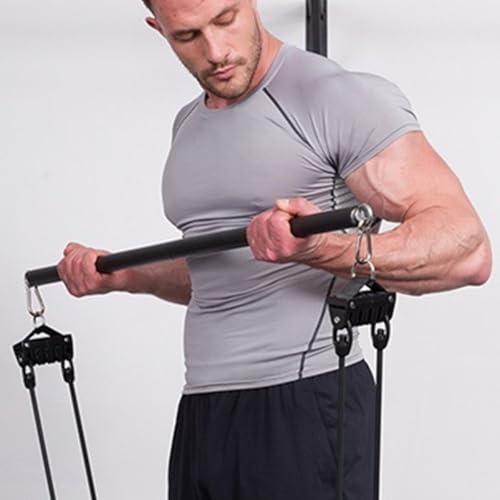 Barre de traction musculation hommes pour entraînement biceps triceps gym - 5
