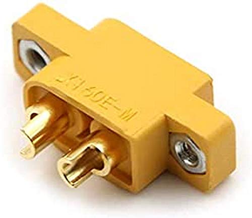 YUNIQUE UK 5 Pieces XT60E-M Plug Male Connectors for RC Lipo Model Batteries RE-W0MZ-H1RX