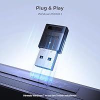 UGREEN Bluetooth Adapter PC 5.4 USB Bluetooth Dongle PC Stick für Windows | für Win 11/10/8.1,Plug&Play,geringe Latenz,Tragen Sie eine Staubkappe – Ansicht 3