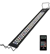WATER REBIRTH Aquarium Lights Fish Tank Light (Remote Controller Version, 20-26'')