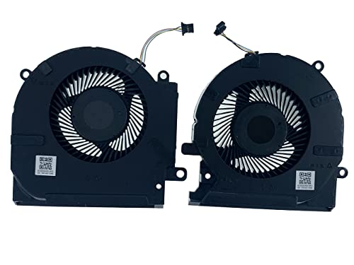 Rangale CPU and GPU Cooling Fan for HP OMEN 15-EK 15-EN GTX1660Ti RTX20 DC12V Series TPN-Q236 TPN-Q238 15-EK0020ca 15-EK0008ca 15-EN0013dx 15-EK0023dx M04215-001 ND8CC02-19J23 M04216-001 ND8CC02-19J22