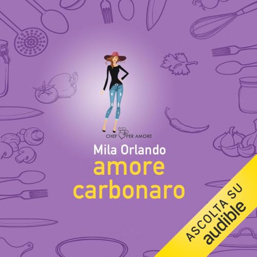 Diseño de la portada del título Amore carbonaro