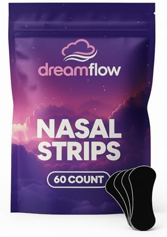 Nasal Strips for Deep Sleep - Lightweight Comfortable Nose Tape with Strong Easy-Grip Adhesive for Painless Removal - Hypoallergenic Latex-Free Nose Strips for Breathing &amp; Snoring Relief