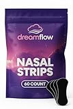 Nasal Strips for Deep Sleep - Lightweight Comfortable Nose Tape with Strong Easy-Grip Adhesive for Painless Removal - Hypoallergenic Latex-Free Nose Strips for Breathing & Snoring Relief