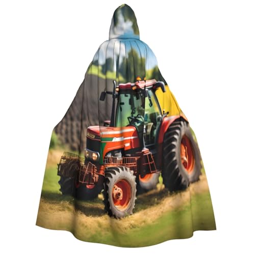 Cape à capuche tracteurs agricoles : confort thermique et protection imperméable mixte