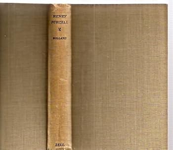 Hardcover Henry Purcell,: The English musical tradition, (Half-title: Bell's musical publications. General editor: Adrian C. Boult) Book