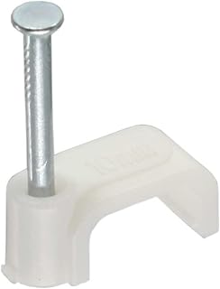 InLine 44021 - Abrazaderas para Cable (100 Unidades, 10 mm), Color Blanco