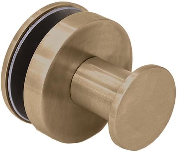 FHC RH1BBRZ Thru-Glass Towel/Robe Hook - Brushed Bronze